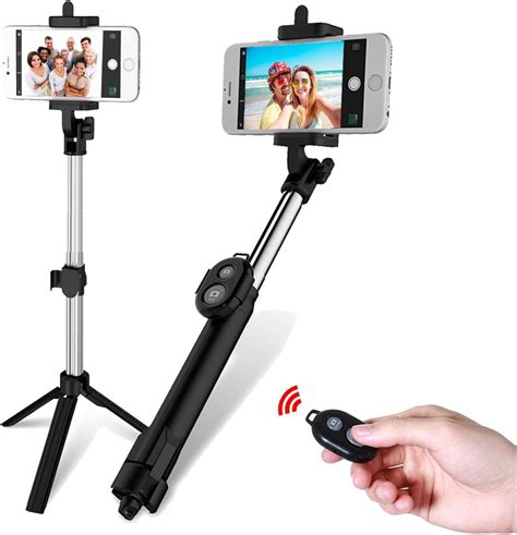 Amazon Mini Selfie Stick Tripod Extendable Bluetooth Phone Selfie