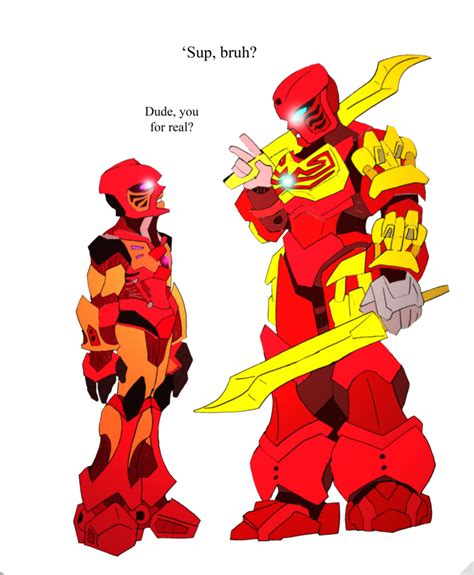 Tahu Meets Huh By Nickinamerica On Deviantart Bionicle Heroes