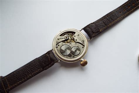 Gents Antique Silver Waltham Wrist Watch 1915 556088