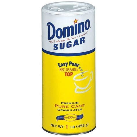 Learn all about it by reading my. Domino Pure e Granulated W/Spout Sugar 1 Lb (Pack of 12 ...