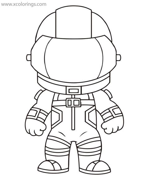 Free Fortnite Dark Voyage Skin Coloring Pages Clowncoloringpages