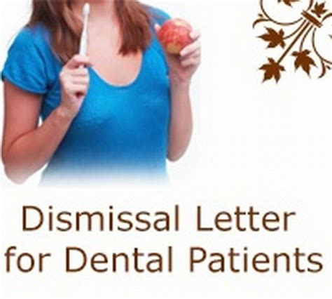 How To Write A Patient Dismissal Letter Dentist Printable Templates