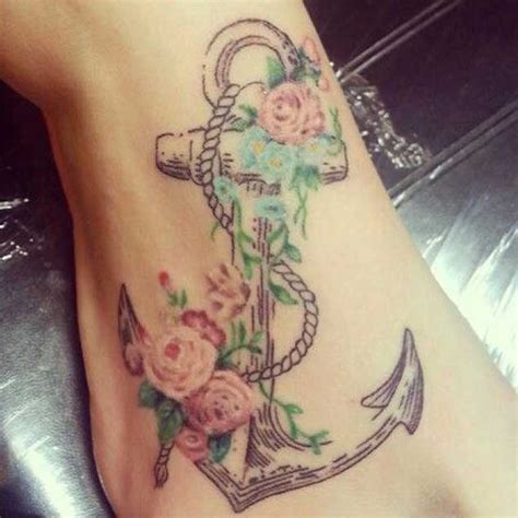 Female anchor tattoos look very adorable and feminine. 50 Hot Summer Sandal Tattoos Your Feet Will Thank You For ...