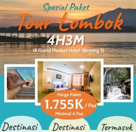 Wisata Lombok 4 Hari Katalog Wisata Pt Azhartour Nawasena Indonesia