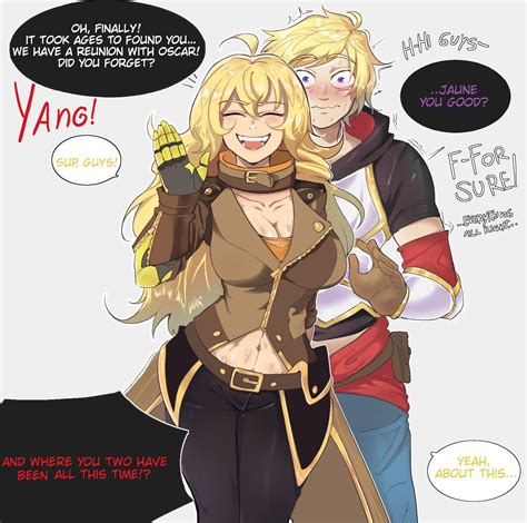 Hentaly Jaune Arc Yang Xiao Long Rwby Commentary English Commentary Highres