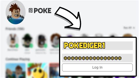 Logging Into Pokes Account On Roblox Youtube