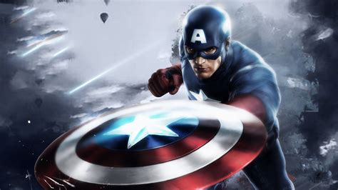 Captain America Shield Art Hd Superheroes 4k Wallpapers Images