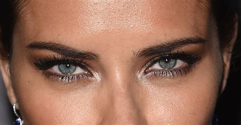 Adriana Lima Makes Shimmery Taupe Eyeshadow Look Sexy Glamour