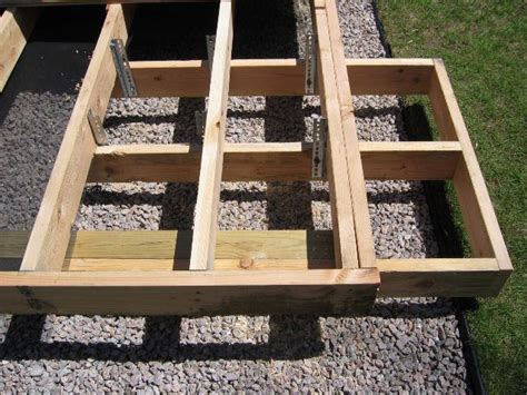 Cut your picture frame deck boards. Ground Level Deck Single Step - Decks & Fencing ...