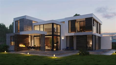 Large Home Exterior Interior Design Ideas