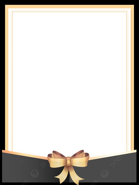Simple Black Gold Border Invitation Background Design Wallpaper Image