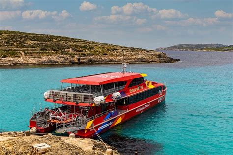 Gozo And Comino Blue Lagoon Hop On Hop Off Boat Malta Visit Blue