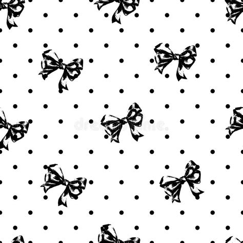 Huge collection, amazing choice, 100+ million high quality, affordable rf and rm images. Bows And Polka Dot Seamless Pattern. Black And White ...
