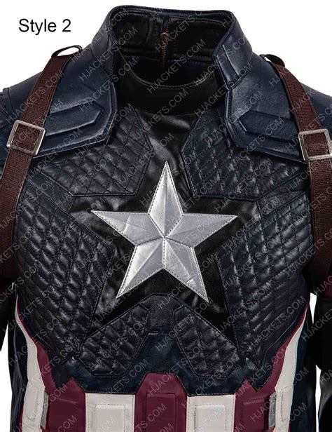 Chris Evans Avengers Endgame Captain America Leather Jacket