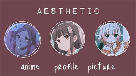 ⊲ Aesthetic Anime Profile Picture ⊳ Youtube