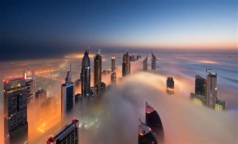 Celestial Cityscapes Photographing Dubai From Above The Fog Weburbanist
