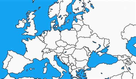 Unmarked Map Of Europe Secretmuseum Gambaran