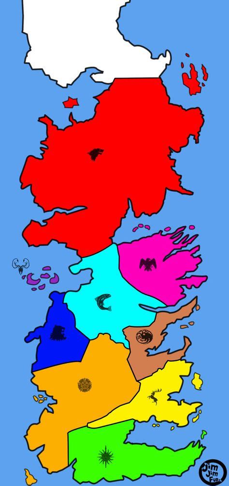 Current Political Map Of Westeros Maps And Charts Pinterest Tvs Images
