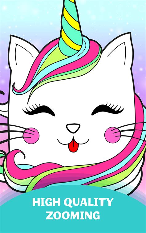 Amazon.com: World of Unicorn Cats - Caticorns Coloring Book: Appstore ...