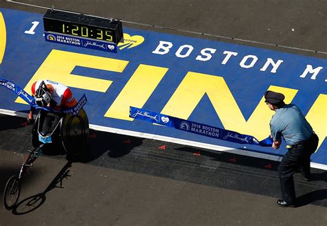 Ernst Van Dyk Wins Tenth Wheelchair Boston Marathon