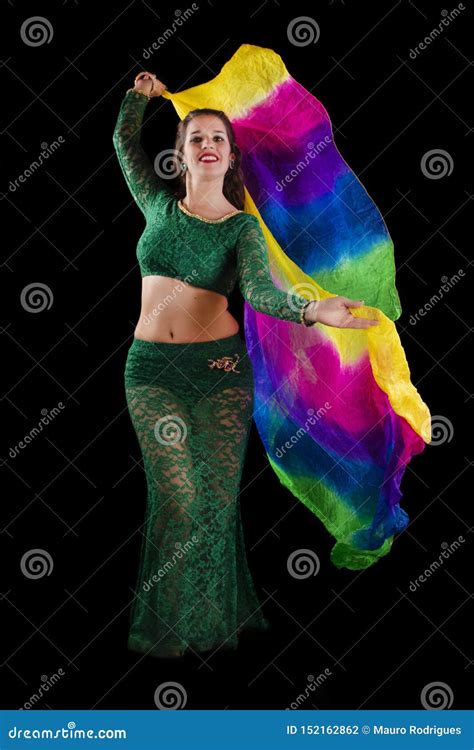 Exotic Belly Dancer Stock Photo Image Of Background 152162862
