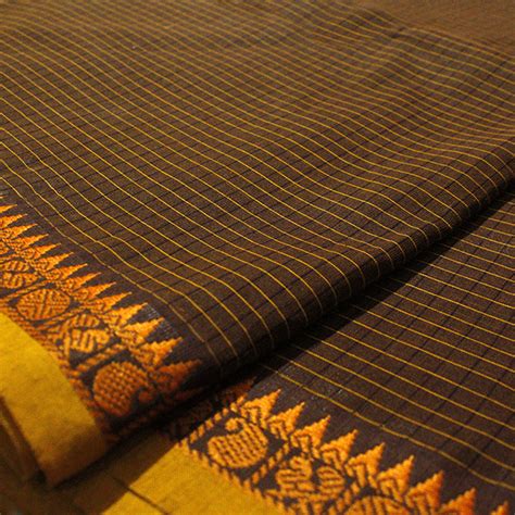 Maybe you would like to learn more about one of these? Coffee Brown Kanchipuram Cotton Saree | Madhurya