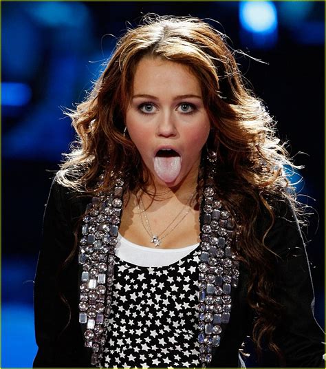 Miley Cyrus Leaves Her Tongue Wagging Photo 1049601 Photos Just