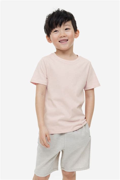 Cotton T Shirt Light Pink Kids Handm Us