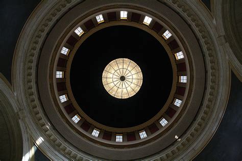 Rotunda Chandelier Wv State Capitol Building Photograph