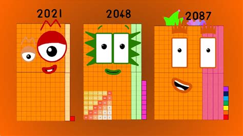 Numberblocks Yearblocks 2020 2100 With Voices Youtube