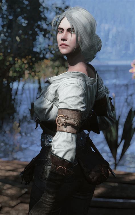 A shaken ciri depends on the kindness of a stranger. Ciri waiting for someone at The Witcher 3 Nexus - Mods and ...