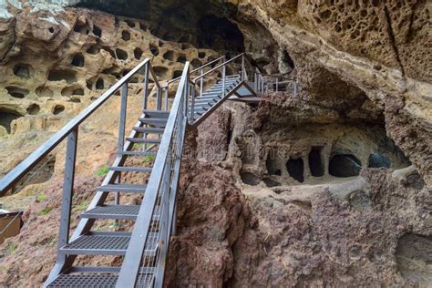 Cenobio De Valeron Archeological Site Aboriginal Caves In Grand