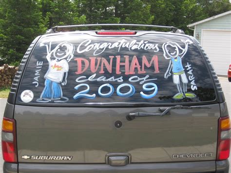 Download 32 Graduation Senior Car Window Paint Ideas