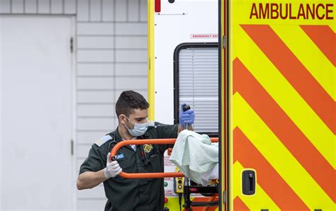 london ambulance service contractor arrested on suspicion of stealing face masks london