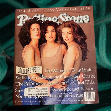 The Women Of Twin Peaks Rolling Stone Magazine Issue 588 Etsy