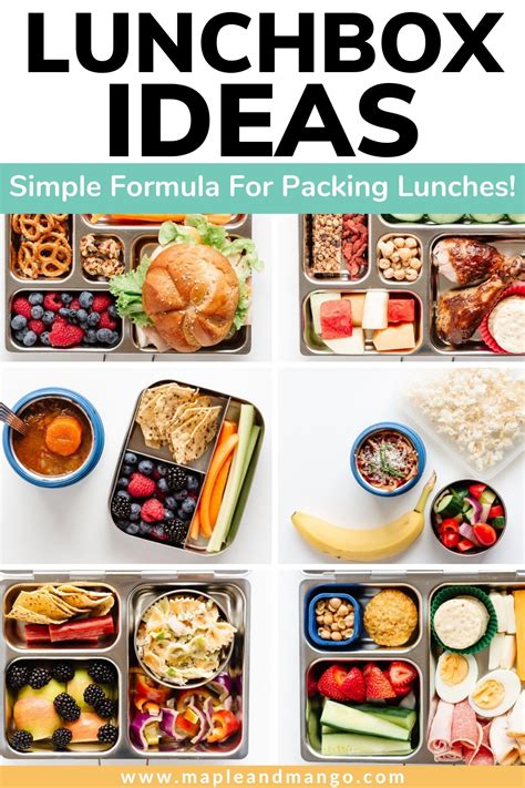 Packing Lunch Boxes The Easy Way Maple Mango Lunch Pack Lunch