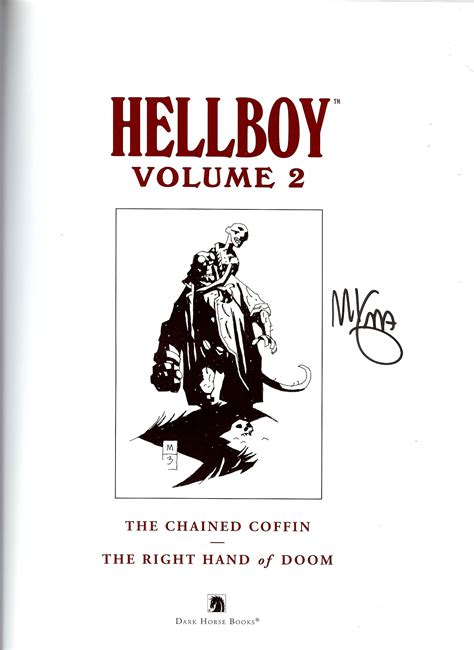 Hellboy Library Edition Vol 1 2 3 4 5 All Signed