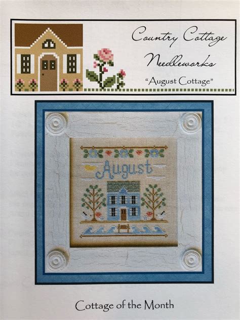 Country Cottage Needleworks Cottage Of The Month August Etsy Australia
