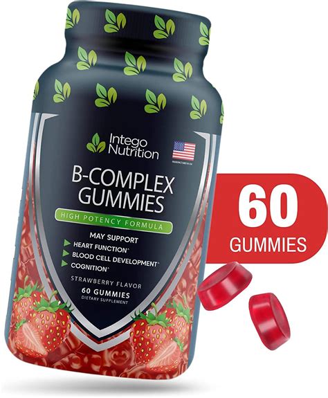 Vitamin B Complex Gummies For Adults B Complex Vitamin Supplement For