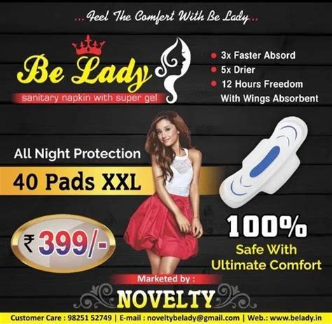 Be Lady Ladies Menstrual Pad At Rs 130packet Menstrual Pad In Vadodara Id 22956344888