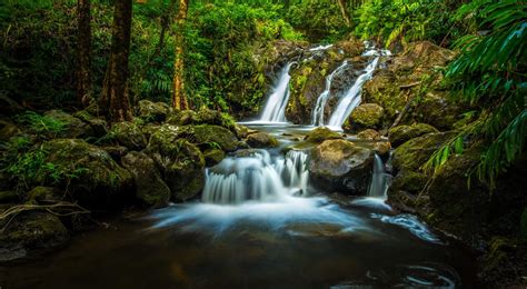 Hana Hawaii Waterfalls Drive Up Waterfalls Maui Guidebook The