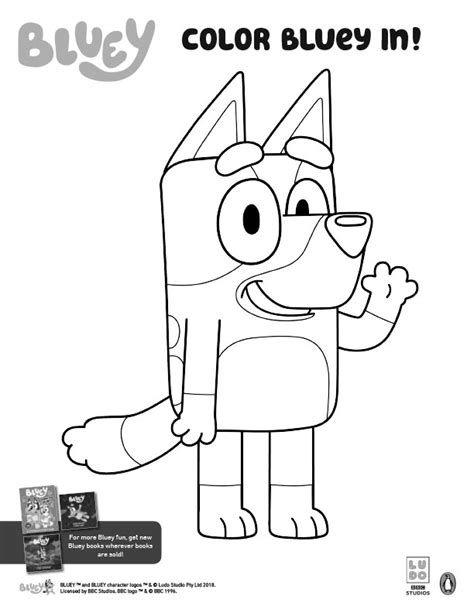 Muffin Bluey Coloring Page Images And Photos Finder