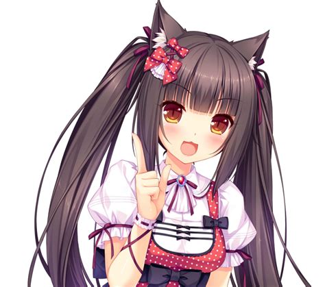 Nekopara Chocolate Anime Catgirl Dakimakura Chocolate Transparent Hot