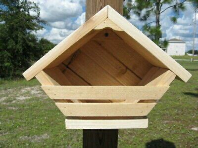 Robin Morning Dove Blue Jay Cardinal Nesting Shelf Bird House Hand Made