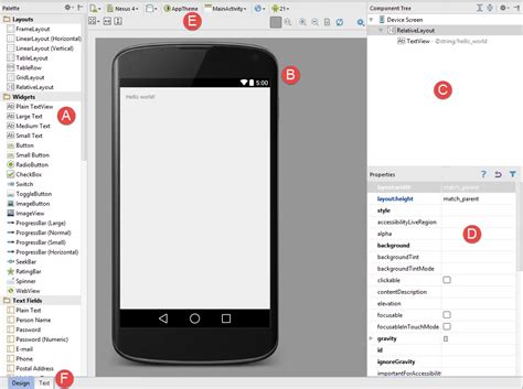 A Guide To The Android Studio Designer Tool Techotopia