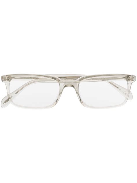 Oliver Peoples Denison Square Frame Glasses Farfetch