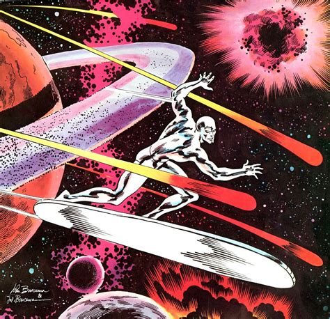Silver Surfer By John And Sal Buscema Silver Surfer 70s Sci Fi Art