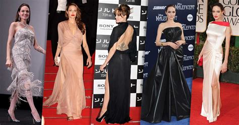 Angelina Jolie Birthday Special Dramatic Red Carpet Looks And The