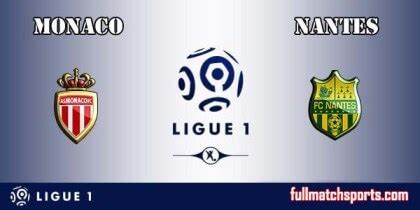 Monaco are the league's form team and despite the absences of martins and aguilar, their key players are all fit and the principality side should have no trouble coming away from nantes with a win. Full Match Highlights Monaco vs Nantes Ligue1 2016-17 ...