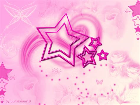 Pink Star Wallpaper By Lunabeam18 On Deviantart